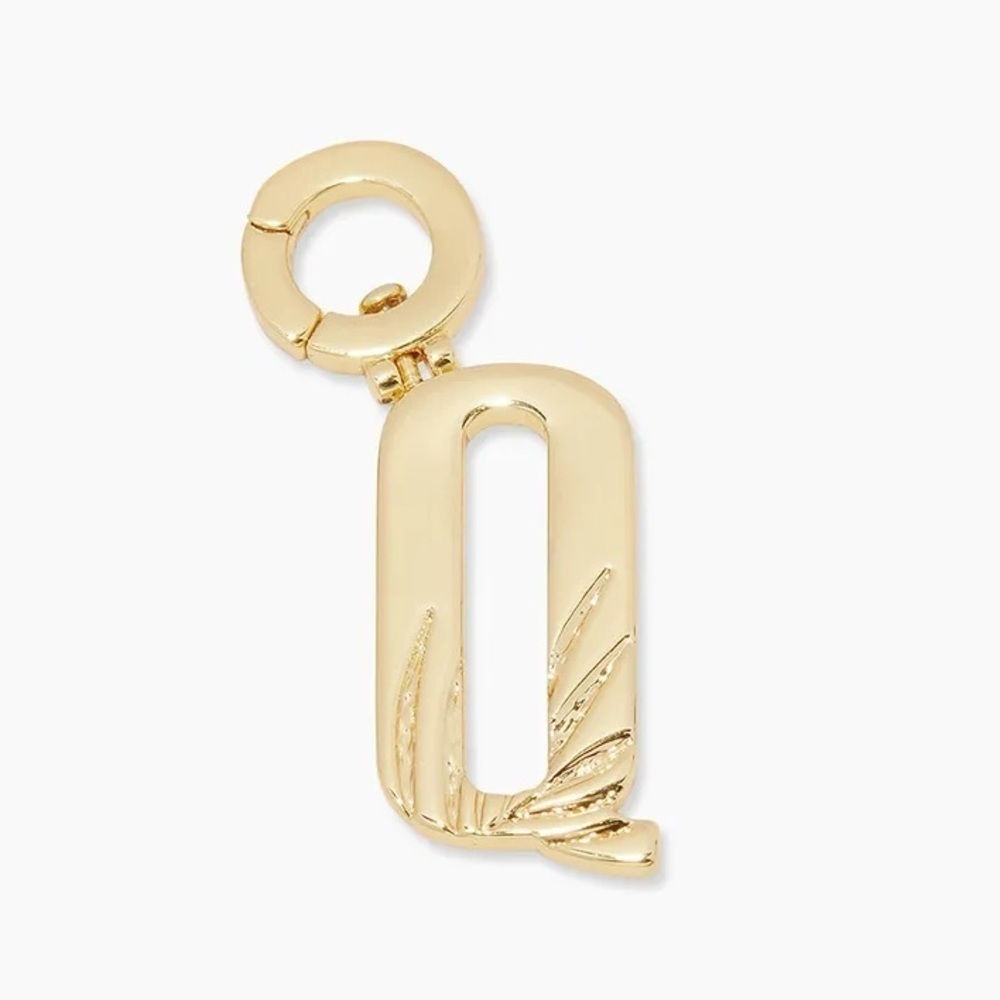 Gorjana‎ New Parker Initial Q Charm 18k Gold Plated Brass